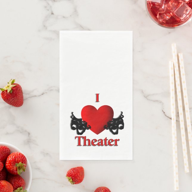 I Heart Theatre Napkin (Insitu)