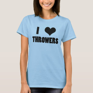 I Heart Throwers, Track and Field Thrower Shirt