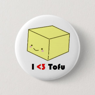I heart Tofu 2 Inch Round Button