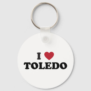 I Heart Toledo Ohio Keychain