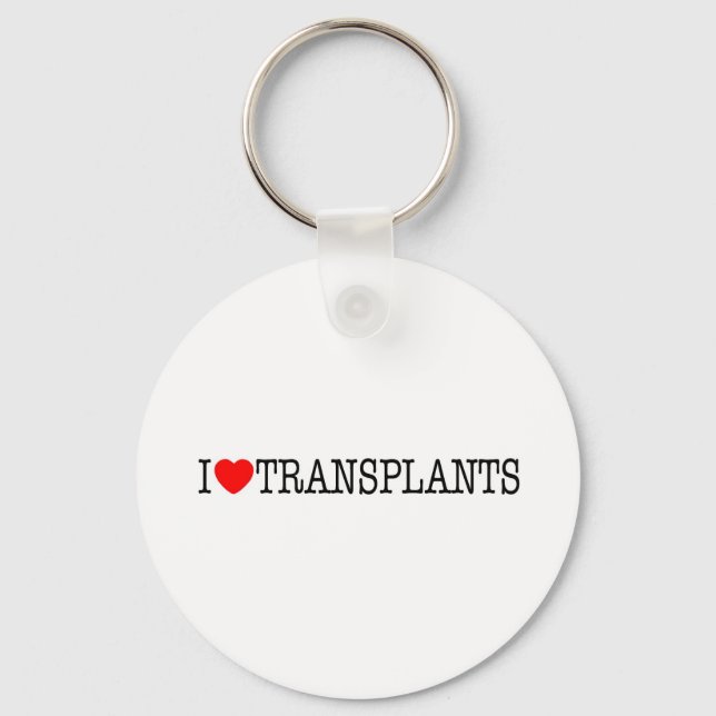 I heart Transplants Keychain (Front)