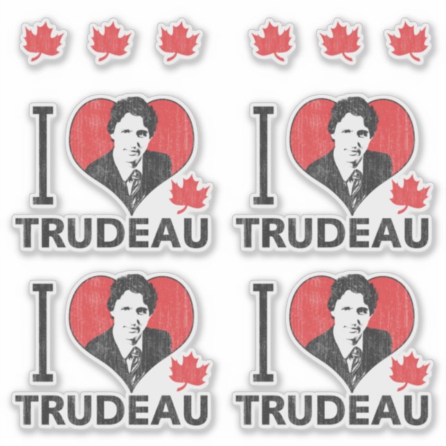 I Heart Trudeau Contour Cut Set (Front)