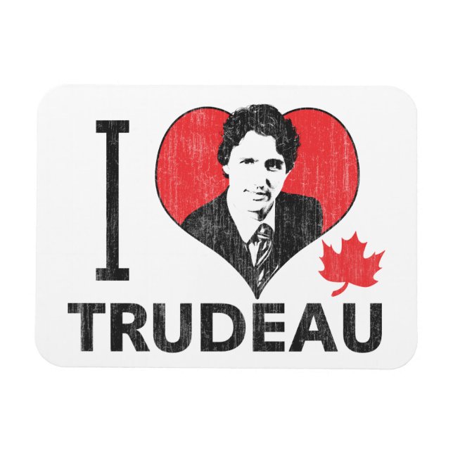 I Heart Trudeau Magnet (Horizontal)