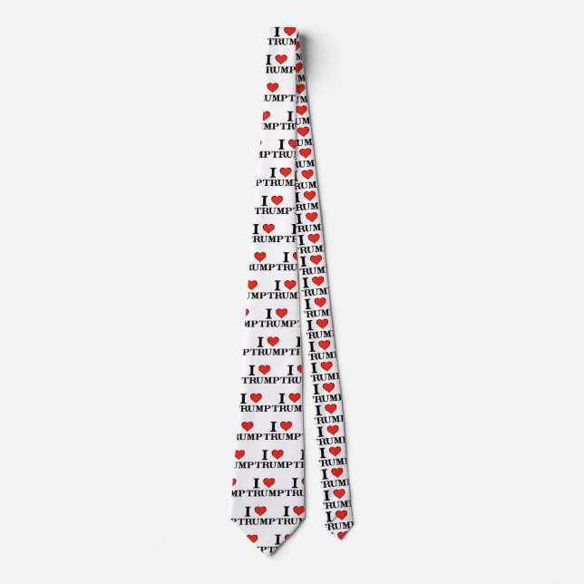 I Heart Trump Tie (Front)