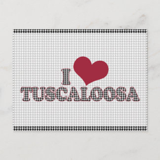 I (heart) Tuscaloosa (Alabama) Support the Cause Postcard
