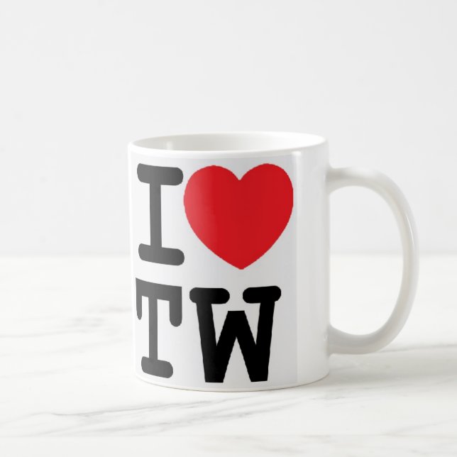 I heart TW design Coffee Mug (Right)