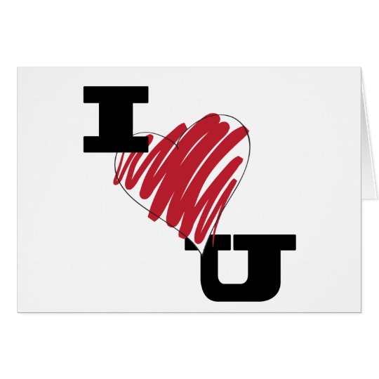 I heart U Card