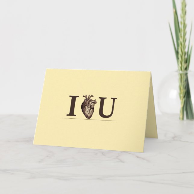 I Heart U Card (Front)