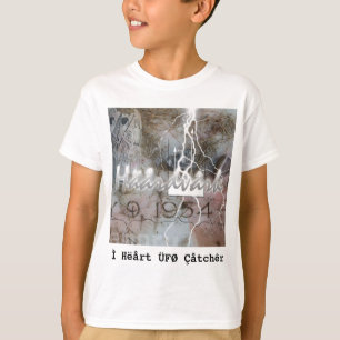 Ì Hëårt ÜFØ Çåtchêr (girls) T-Shirt