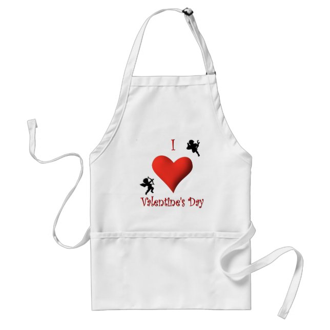 I Heart Valentine's Day Apro n Standard Apron (Front)