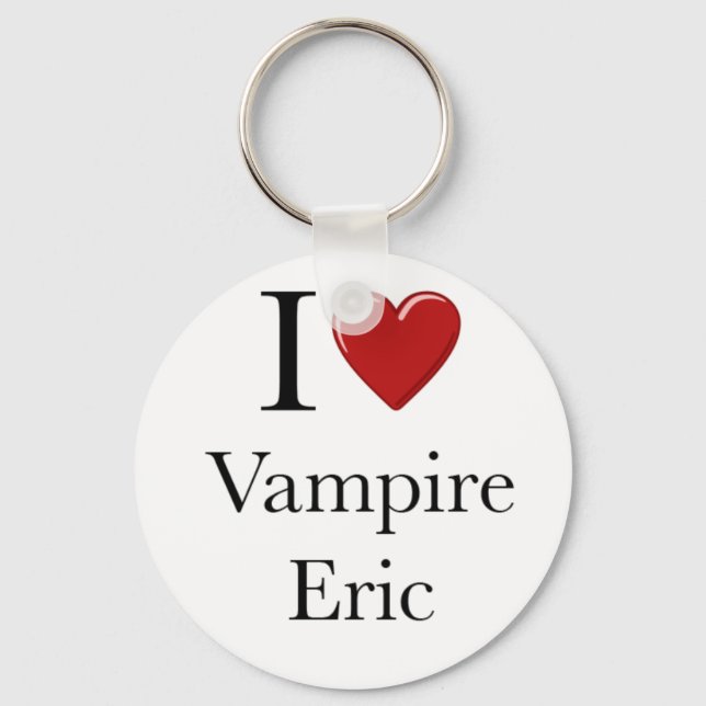 I heart Vampire Eric Keychain (Front)
