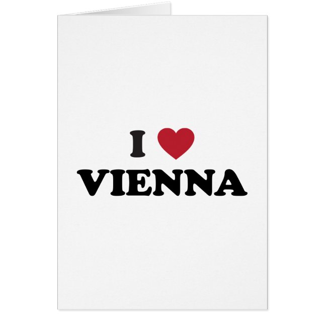 I Heart Vienna Austria (Front)