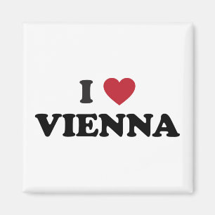 I Heart Vienna Austria Magnet