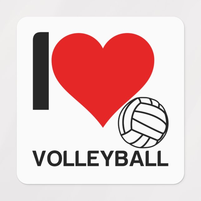 I HEART VOLLEYBALL (Design 1)
