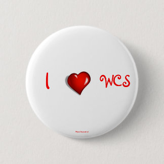 I Heart WCS 2 Inch Round Button