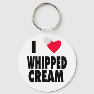 i heart WHIPPED CREAM Keychain