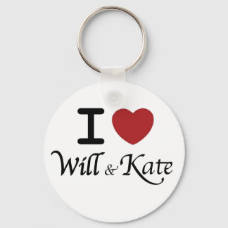 I heart Will and Kate Keychain