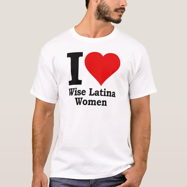 I (heart) Wise Latina Women T-Shirt (Front)