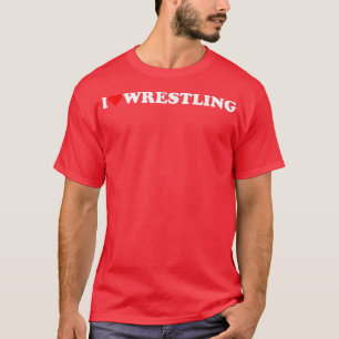 I heart Wrestling I love Wrestling hobby Lover  T-Shirt