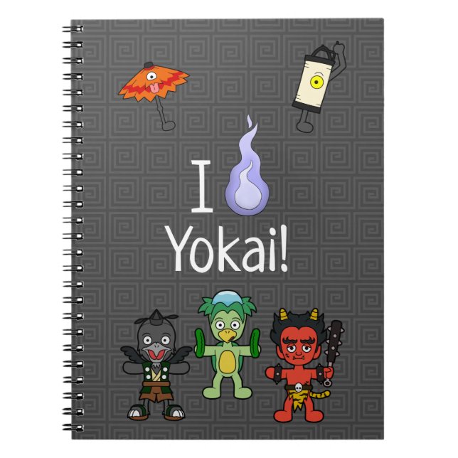 I Heart Yokai! Japanese Monster Notebook (Front)