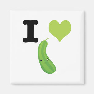 I Heart Zucchini Magnet