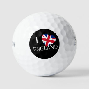 I Heartflag England wt ssf gbcnt Golf Balls