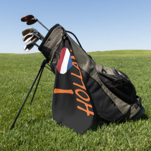 I Heartflag Holland or on bk gtcn Golf Towel