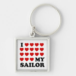 I (hearts) my Sailor Keychain