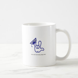 I helped ___ get her degree - blue ILY Coffee Mug