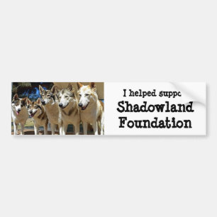 I helped Support the Wolves! Bumper Sticker