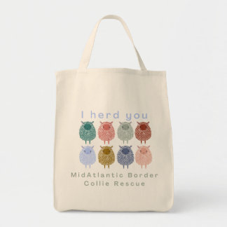 I herd you grocery tote bag