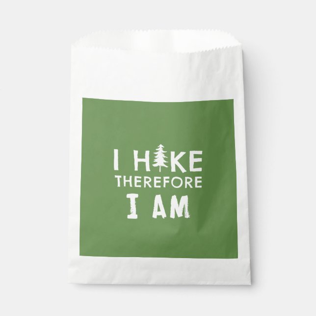 I Hike Therefore I Am Favour Bag (Front)
