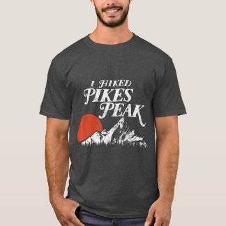 I Hiked Pikes Peak Retro Souvenir Colorado T-Shirt