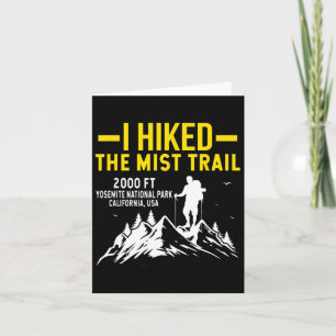 I Hiked The Mist Hiking Trail Card