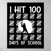 I Hit 100 Days Of School Baseball 100th Day Of Sch
