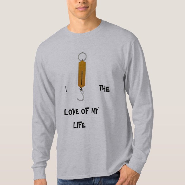 I HOOKED THE LOVE OF MY LIFE-BASIC LONG SLEEVE T-Shirt (Front)