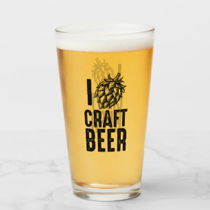 I Hop Craft Beer Glass