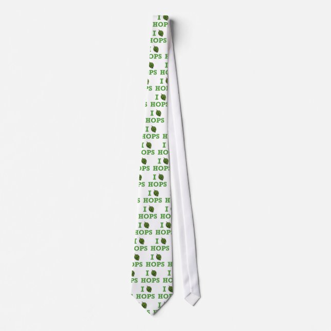I [hop] Hops Tie (Front)