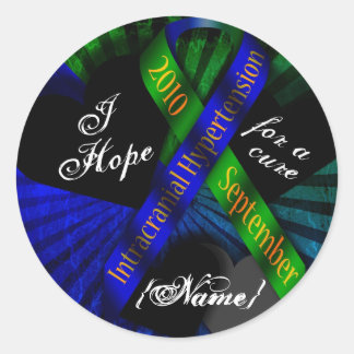 I Hope For A Cure Ribbon Stickers