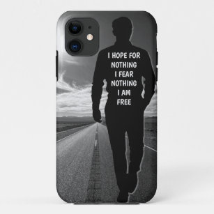 I hope for nothing motivational quote Case-Mate iPhone case