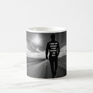I hope for nothing motivational quote magic mug