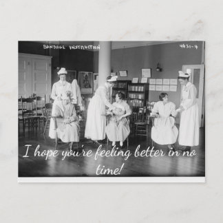 I Hope You're Feeling Better in No Time Postcard