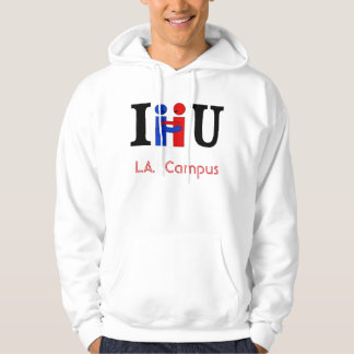 I HUG U , L.A.  Campus Hoodie
