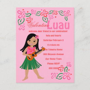 I Hula-Love You u\Ukulele Invitation