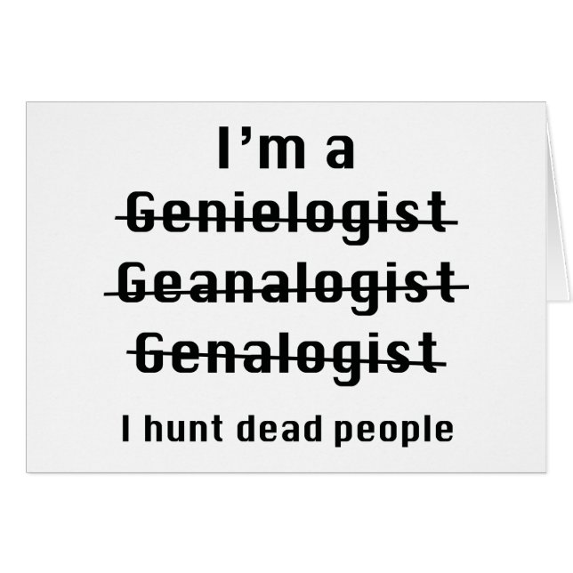 I Hunt Dead People (Front Horizontal)