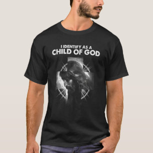 I Identify As A Child of God Overcomer Christian V T-Shirt