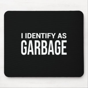 I Identify As Garge For Trump Funny Political Stat Mouse Pad