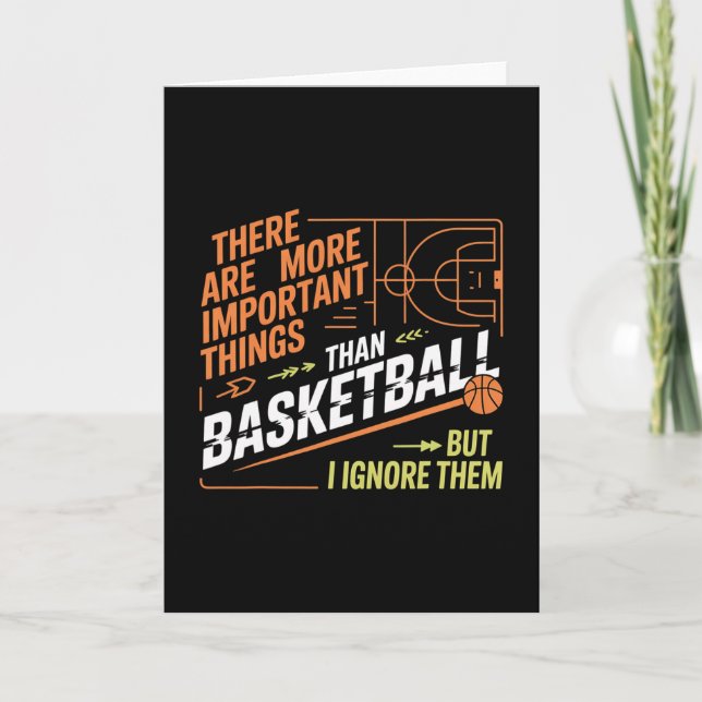 I Ignore Things More Important Than Sketll -  Card (Front)