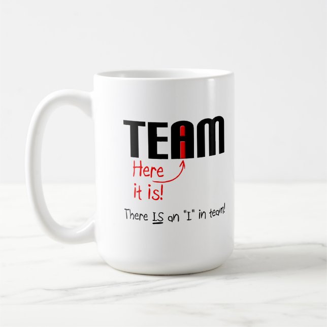 I in Team Funny Mug (Left)
