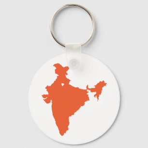 I ♥ India Keychain